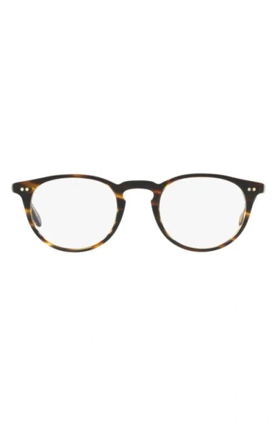 Oliver Peoples Riley 47mm Phantos Optical Glasses In Brown