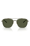 Oliver Peoples Rivetti 55mm Gradient Pilot Sunglasses In Antiq Cop
