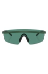 Oliver Peoples Roger Federer 135mm Shield Sunglasses In Green