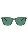 Oliver Peoples Roger Federer 52mm Rectangular Sunglasses In Green
