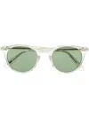 Oliver Peoples Romare Round-frame Sunglasses In Neutrals