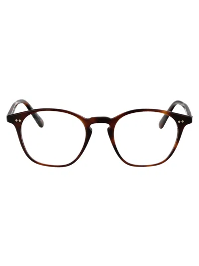 Oliver Peoples Ronne Glasses In 1007 Dark Mahogany