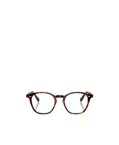 Oliver Peoples Ronne Pantos-frame Glasses In Black
