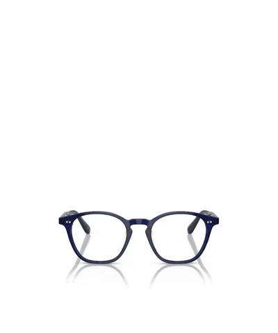 Oliver Peoples Ronne Round-frame Glasses In Black