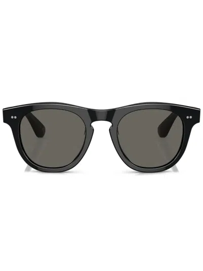 Oliver Peoples Rorke Square-shape Sunglasses In Gold