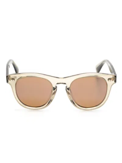 Oliver Peoples Rorke Transparent Sunglasses In Neutrals