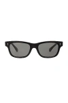 Oliver Peoples Womens Ov5540su Rosson Sun Polarised Rectangle-frame Acetate Sunglasses Black In Black