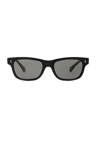Oliver Peoples Rosson Sun Rectangle Sunglasses In Black