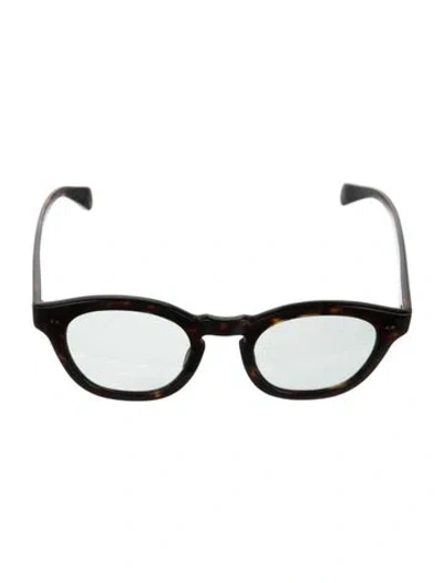Pre-owned Oliver Peoples Round Eyeglasses In Multi