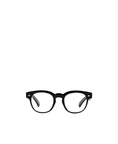 Oliver Peoples Round-frame Glasses In Black