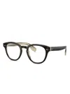 Oliver Peoples Round-frame Glasses In Braun