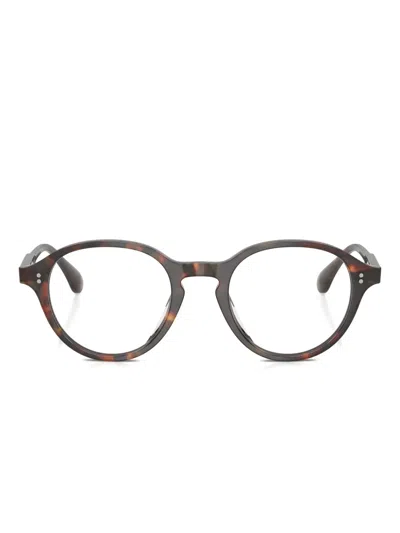 Oliver Peoples Round-frame Glasses In Gray