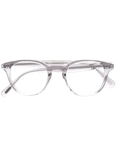 Oliver Peoples Round-frame Glasses In Grey