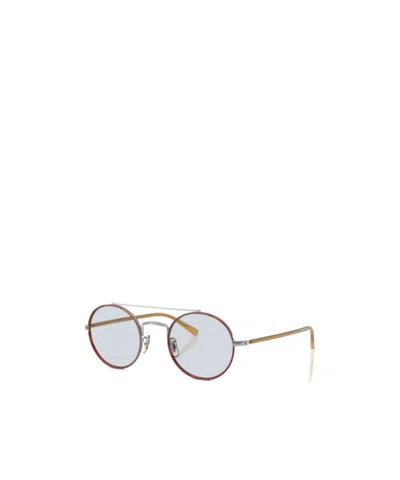 Oliver Peoples Round-frame Glasses In Gray
