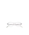 Oliver Peoples Round-frame Glasses In Metallic