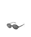 Oliver Peoples Round Frame Sunglasses In Black