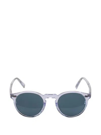 Oliver Peoples Round-frame Sunglasses In Gray