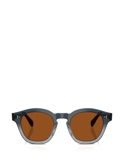 Oliver Peoples Round-frame Sunglasses In Gray