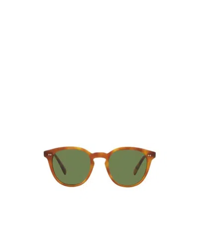 OLIVER PEOPLES ROUND FRAME SUNGLASSES