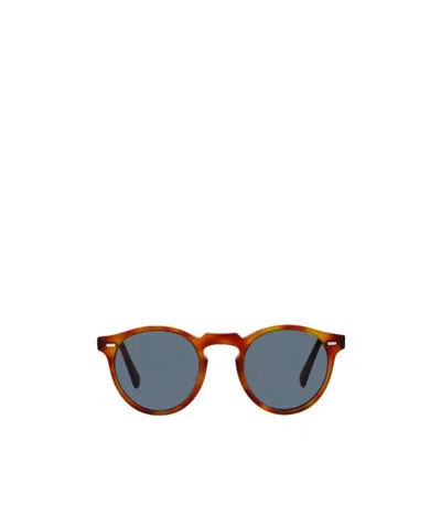 OLIVER PEOPLES ROUND FRAME SUNGLASSES