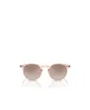 Oliver Peoples Round-frame Tinted-lenses Sunglasses In Nude
