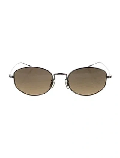 Pre-owned Oliver Peoples Round Gradient Sunglasses