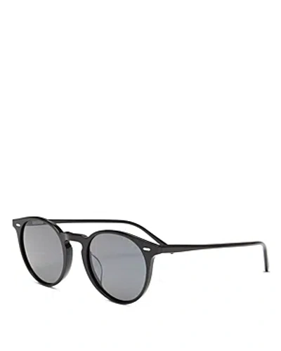 Oliver Peoples Round Sunglasses, 48mm In Gray