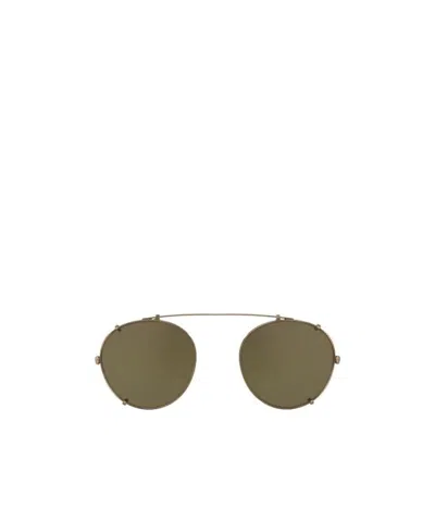 Oliver Peoples Round Sunglasses In Green