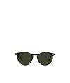 Oliver Peoples Round Sunglasses In Green
