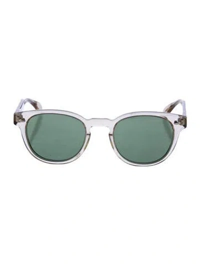 Pre-owned Oliver Peoples Round Tinted Sunglasses