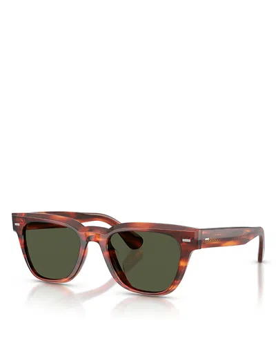 Oliver Peoples Rueny Pillow Sunglasses, 51mm In Green
