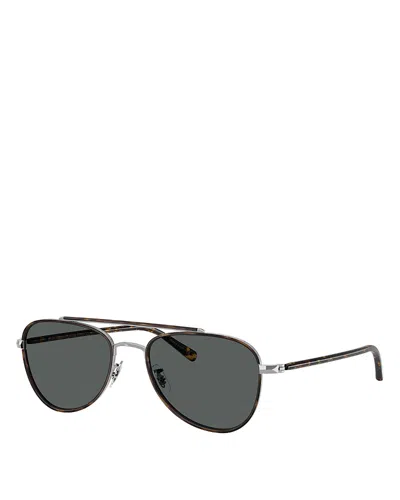 Oliver Peoples 52mm Sacoye Polarized Pilot Sunglasses In Multi