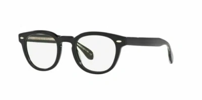 Pre-owned Oliver Peoples Sheldrake A Ov5036a-1492 Black 5036 Eyeglasses In Clear