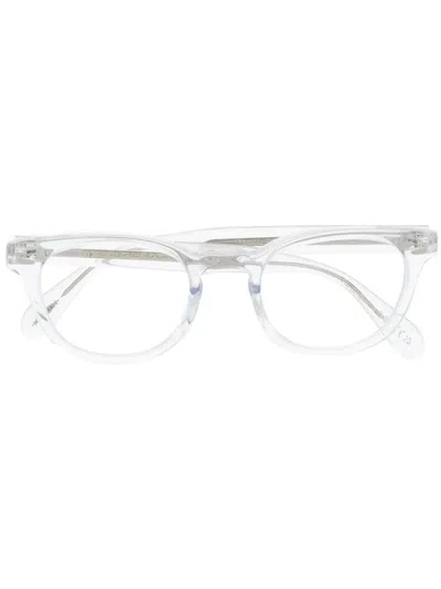 Oliver Peoples Sheldrake Round-frame Glasses In 中性色