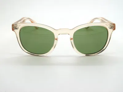 Pre-owned Oliver Peoples Sheldrake Sun Ov5036s 158052 Buff/green 47mm Sunglasses