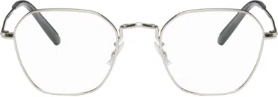 Oliver Peoples Silver Levison Glasses In White