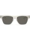 Oliver Peoples Womens Grey Ov5522su Oliver Sixties Sun Polarised Pillow-frame Acetate Sunglasses In White