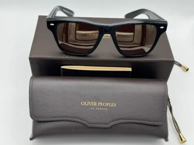 Pre-owned Oliver Peoples Sixties Sun Ov5522su 1492w4 Black Frame / Persimmon Mirrored