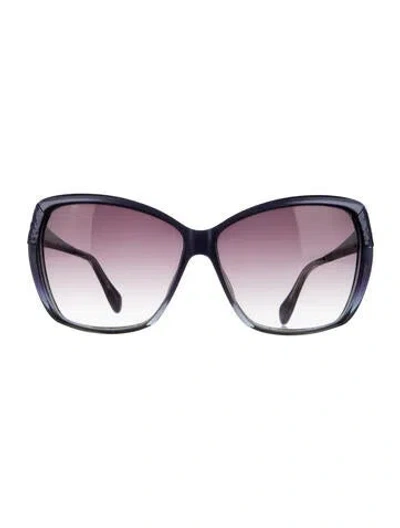 Pre-owned Oliver Peoples Skyla Oversize Sunglasses In Blue
