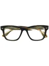 Oliver Peoples Square Frame Glasses In Black