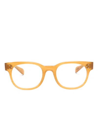 Oliver Peoples Square-frame Glasses In Neutrals