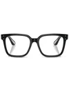 Oliver Peoples Square-frame Glasses In Schwarz