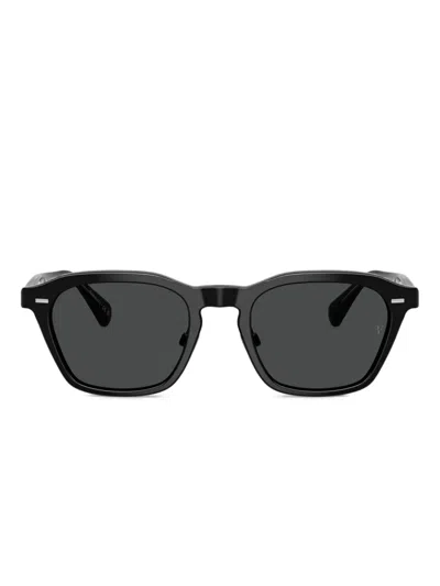 Oliver Peoples Square-frame Sunglasses In Black
