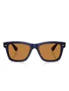 Oliver Peoples Square-frame Sunglasses In Blue