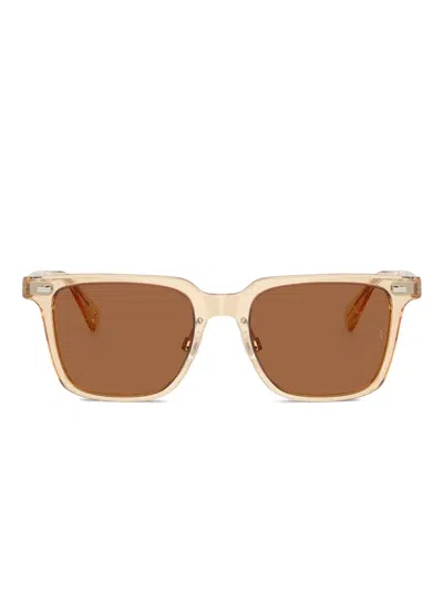 OLIVER PEOPLES SQUARE-FRAME SUNGLASSES