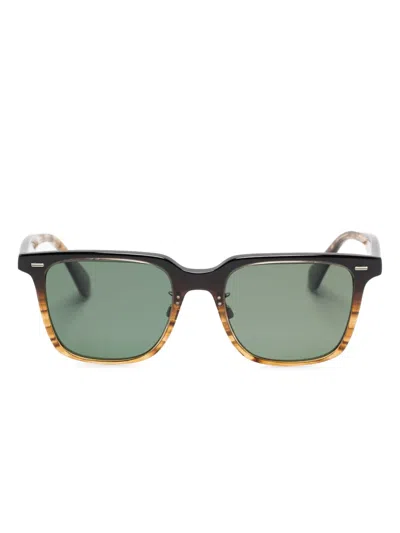 Oliver Peoples Square-frame Sunglasses In Brown