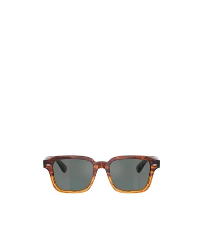 Oliver Peoples Square Frame Sunglasses In Gray