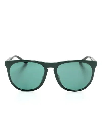 Oliver Peoples Square-frame Sunglasses In Green