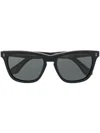 Oliver Peoples Square Frame Sunglasses In Schwarz