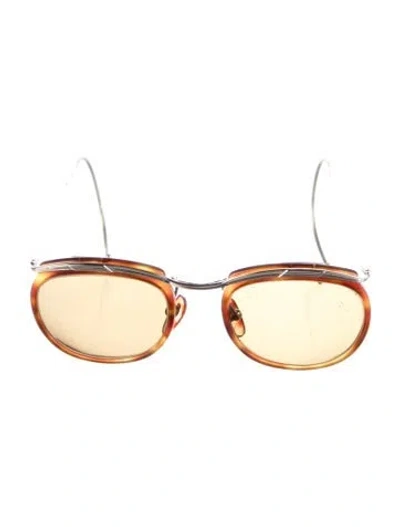 Pre-owned Oliver Peoples Square Mirrored Sunglasses In Multi